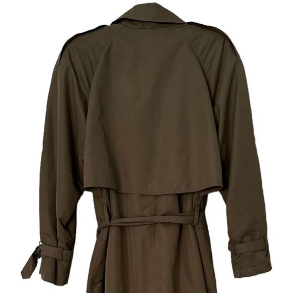 Ralph Lauren Black Label Double Breasted Trench Coat Removable Wool Liner | XL - Picture 9 of 16